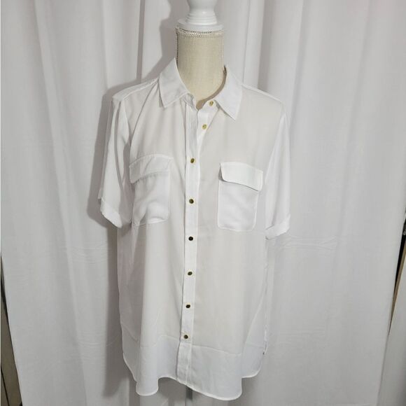 Cato button up blouse - Picture 2 of 10